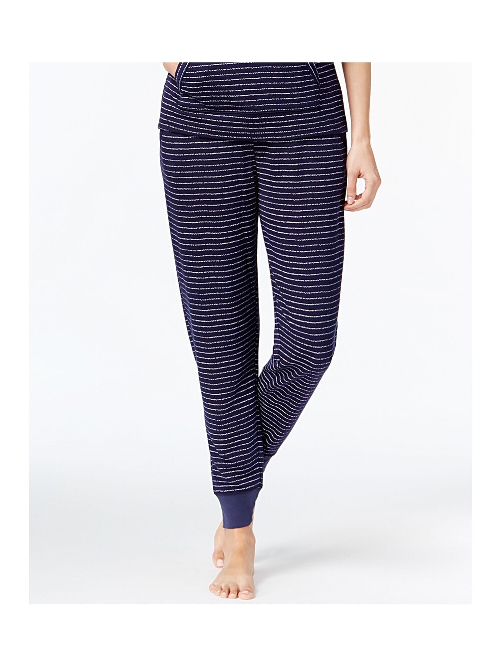 Nautica Womens Sleepwear French Terry Jogger Pajama Pants,1-Piece Size S